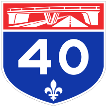 Identification d'autoroute (pour panneau de supersignalisation)