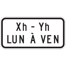 Obligation ou interdiction durée limitée (XXh)
